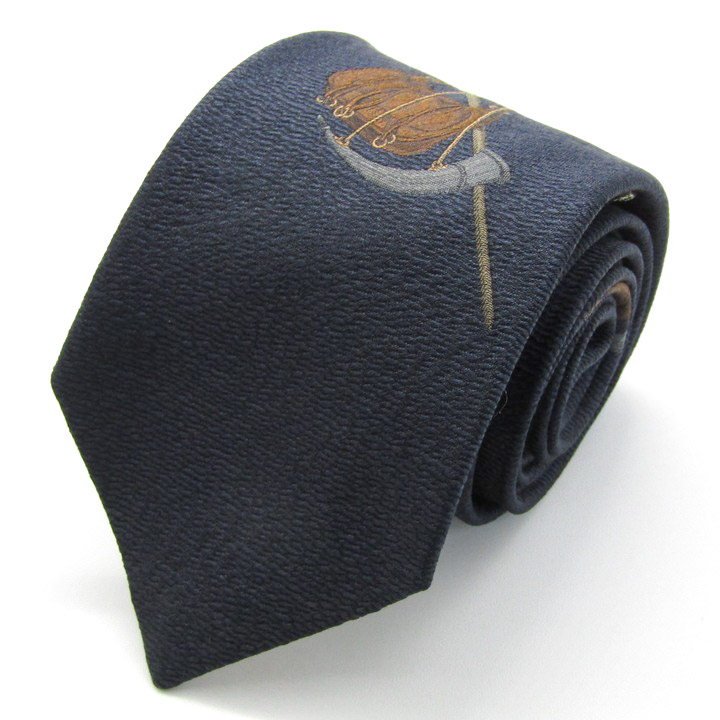 ドミニクフランス クラウン ブランド ネクタイ シルク バッグ 総