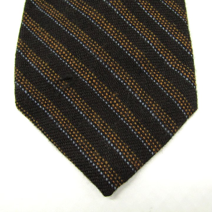 イヴ・サンローラン ブランド ネクタイ YSL ストライプ柄 ドット