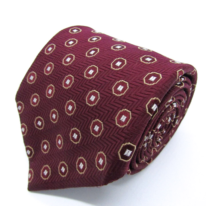 バーバリーロンドン ネクタイ 小紋柄 ワインレッド バーバリーロンドン ネクタイ ワインレッド 小紋柄 シルク 日本製
