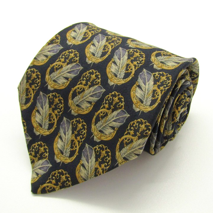 Christian Dior ネクタイ ブラウン系 トロッター ロゴ総柄 中古・古着通販】DIOR (ディオール) トロッター柄ネクタイ