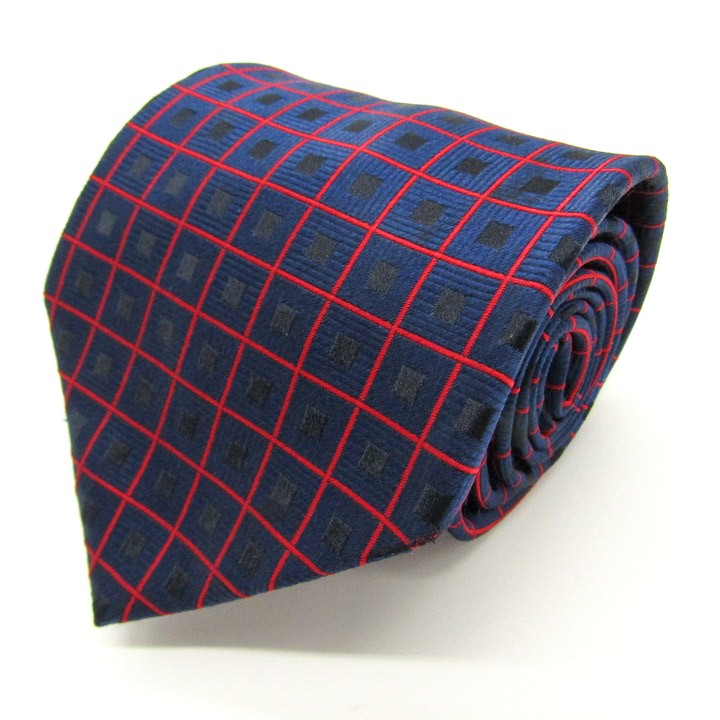 LANVIN ランバン サイズ46 ブラック/レッド アウター チェック柄 LANVIN ランバン サイズ46 ブラック/レッド アウター チェック柄