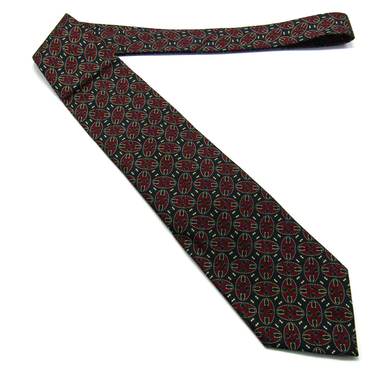 クリスチャンディオール ブランド ネクタイ ドット 小紋柄 パネル柄