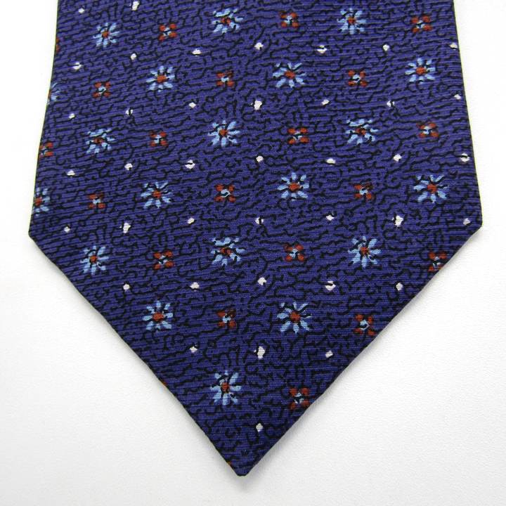 ポールスミス ブランド ネクタイ 総柄 ドット 花柄 シルク