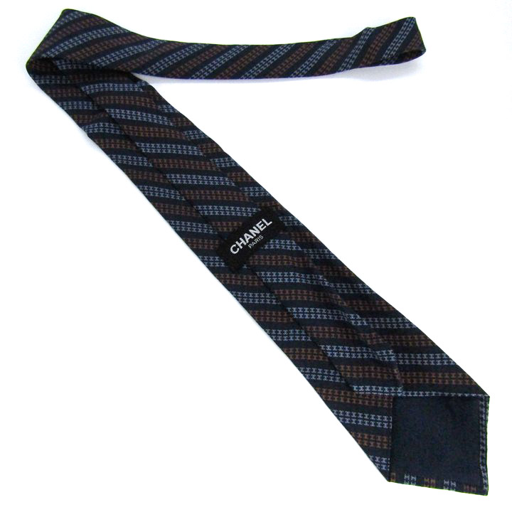 【新品未使用品】CHANEL ネクタイ CHANEL(シャネル) / ネクタイ/シルク/NVY/モノグラム/メンズ | 中古品