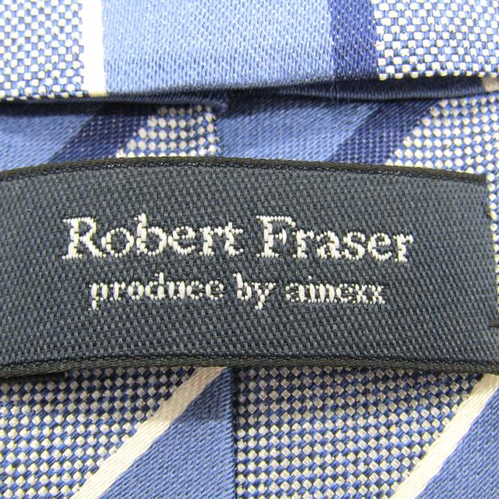 ロバートフレイザー ブランド ネクタイ ストライプ柄 格子柄