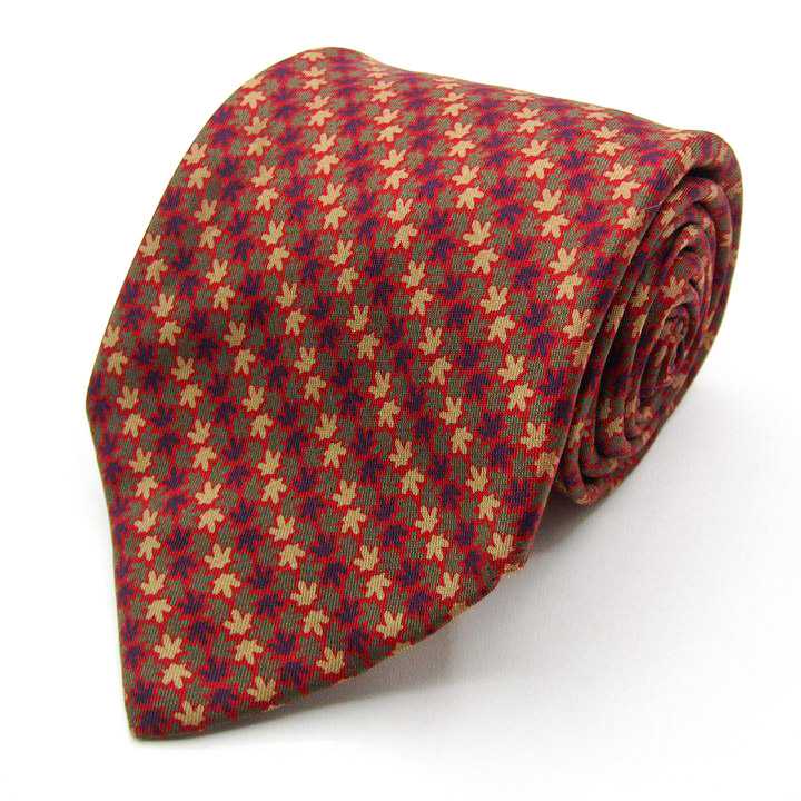 【新品未使用✨️】クリスチャンディオール ブラウン トロッター柄 メンズ ネクタイ Christian Dior｜クリスチャンディオール アウトレット セール 通販