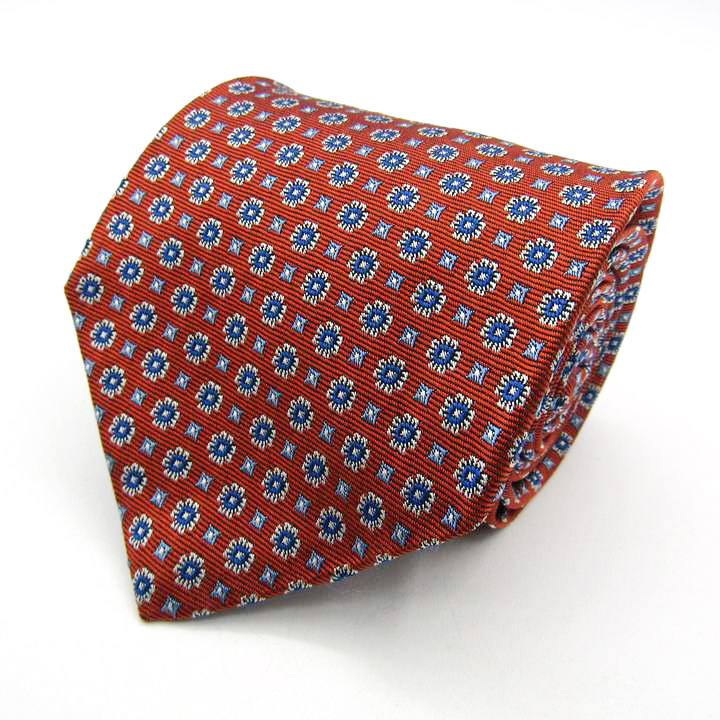 本日限定値下未使用タグ付】Brooks Brothers』シルクストール小紋柄 本日限定値下未使用タグ付】Brooks Brothers』シルクストール小紋柄