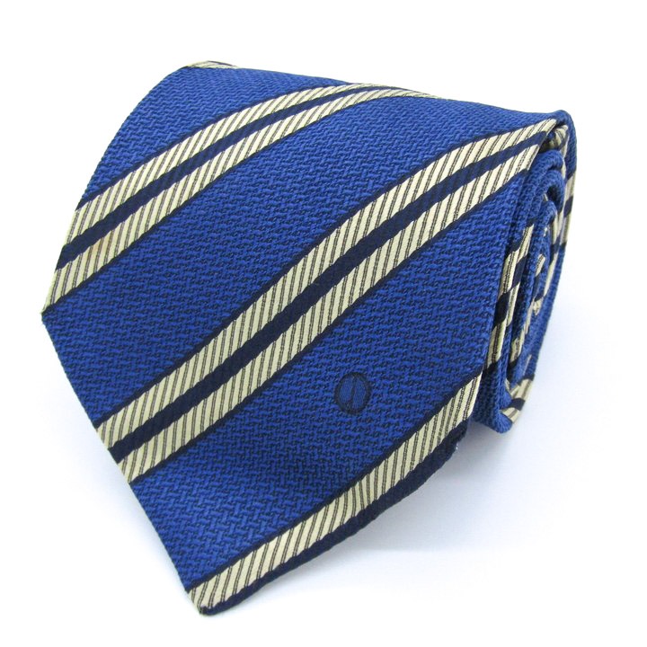 dunhill ネクタイ チェック柄 ホワイト ブルー 総柄 dunhill 青と白のチェック柄 ネクタイ サッカー日本代表のオフィシャル