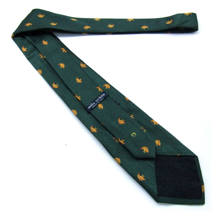 希少シャドーレジメンタルタイ未使用に近い】E.MARINELLAマリネッラ