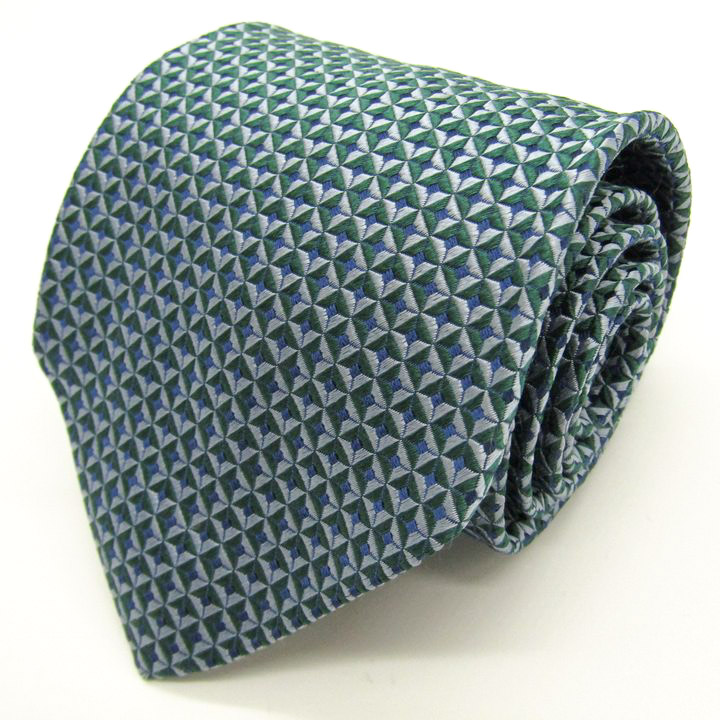 シャルベ ブランド ネクタイ 幾何学模様 総柄 シルク PO メンズ  