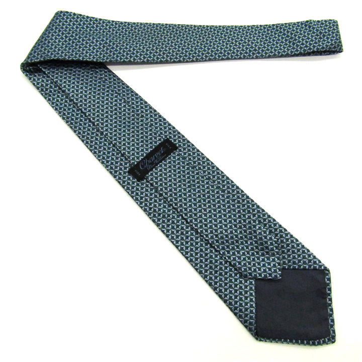 シャルベ ブランド ネクタイ 幾何学模様 総柄 シルク PO メンズ  