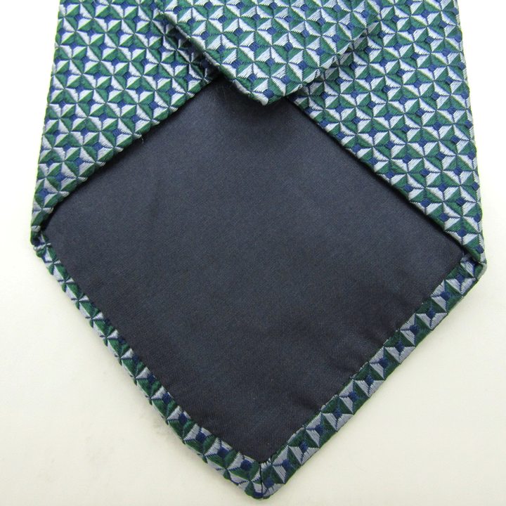 シャルベ ブランド ネクタイ 幾何学模様 総柄 シルク PO メンズ  