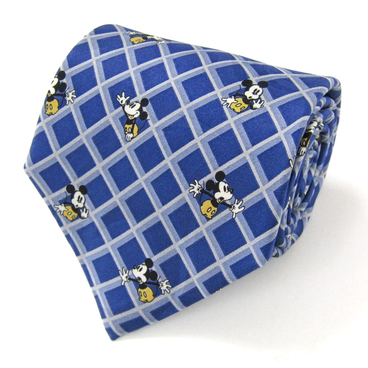 ディズニー ブランド ネクタイ ミッキー ストライプ柄 ドット PO