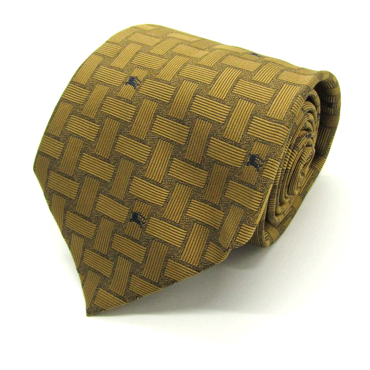 バーバリーロンドン ブランド ネクタイ ホースマーク チェック柄 小