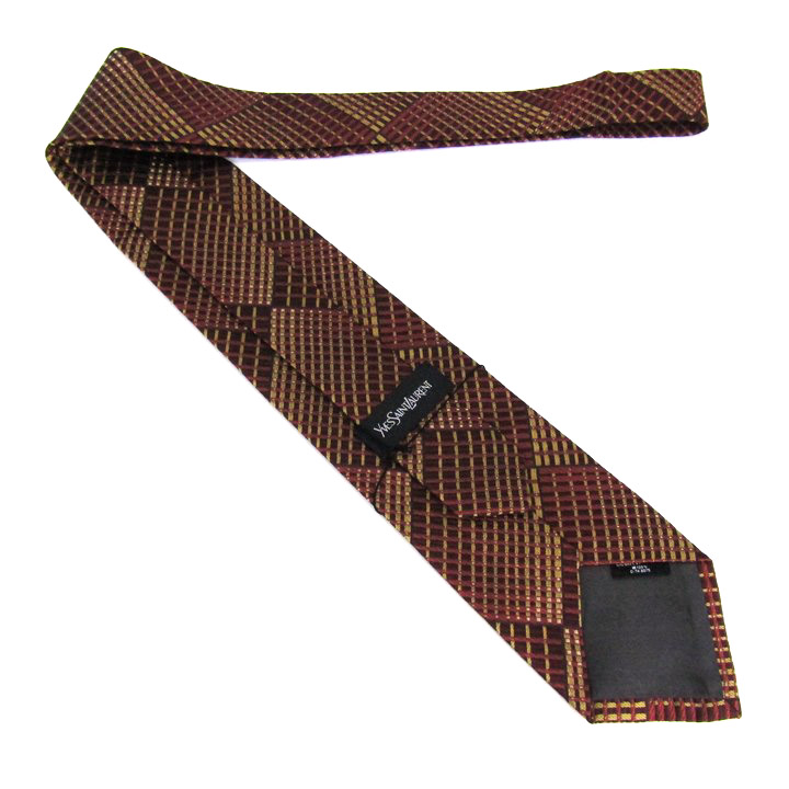 新品 イヴサンローラン アンサンブル ニット 長袖 チェック柄 金ボタンB603 新品 イヴサンローラン アンサンブル ニット 長袖 チェック柄 金ボタン