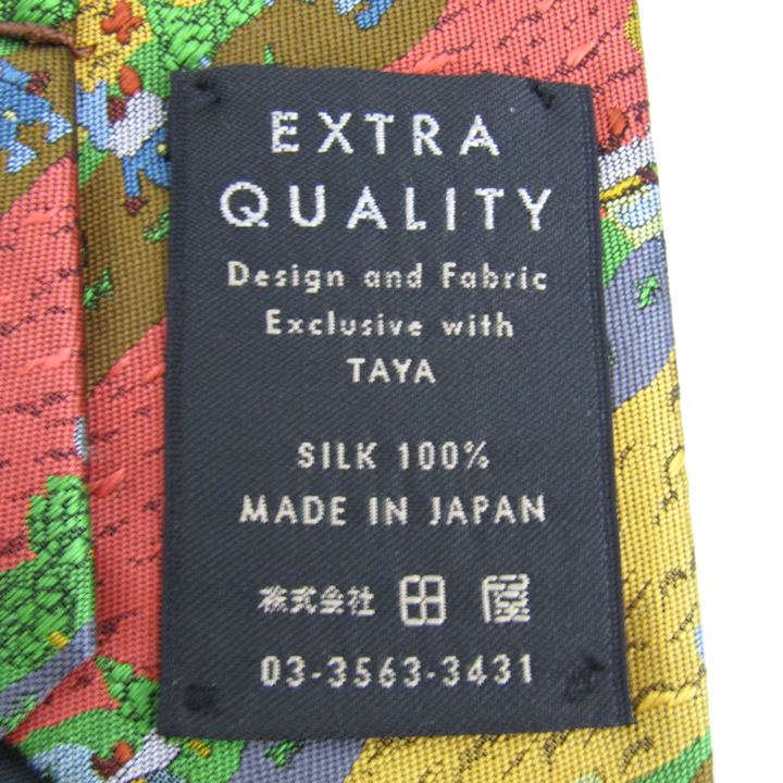 銀座田屋 オーバーテン ブランド ネクタイ 7人の小人 ストライプ柄 シルク 日本製 PO メンズ マルチカラー GINZA TAYA OVER-TEN 銀座田屋 オーバーテン ブランド ネクタイ 7人の小人 ストライプ柄