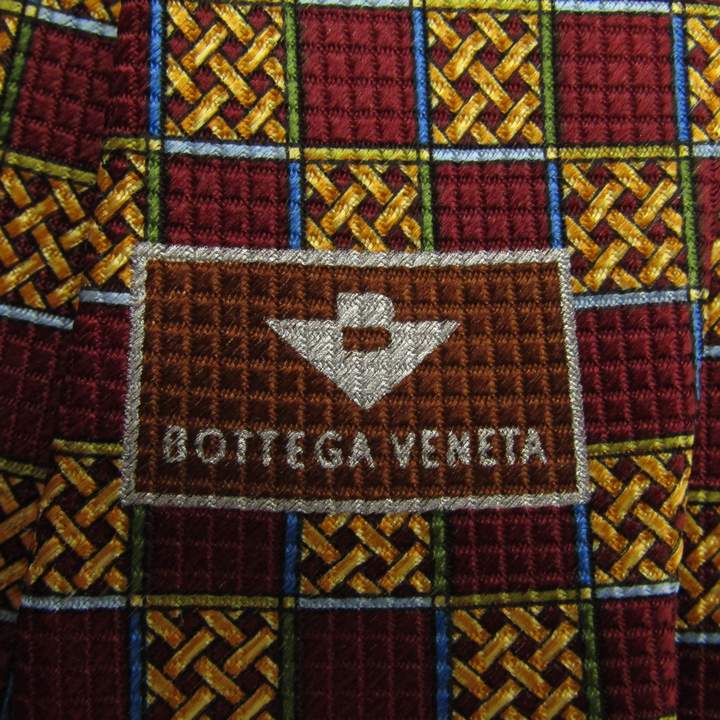 ボッテガヴェネタ ブランド ネクタイ イントレチャート チェック柄