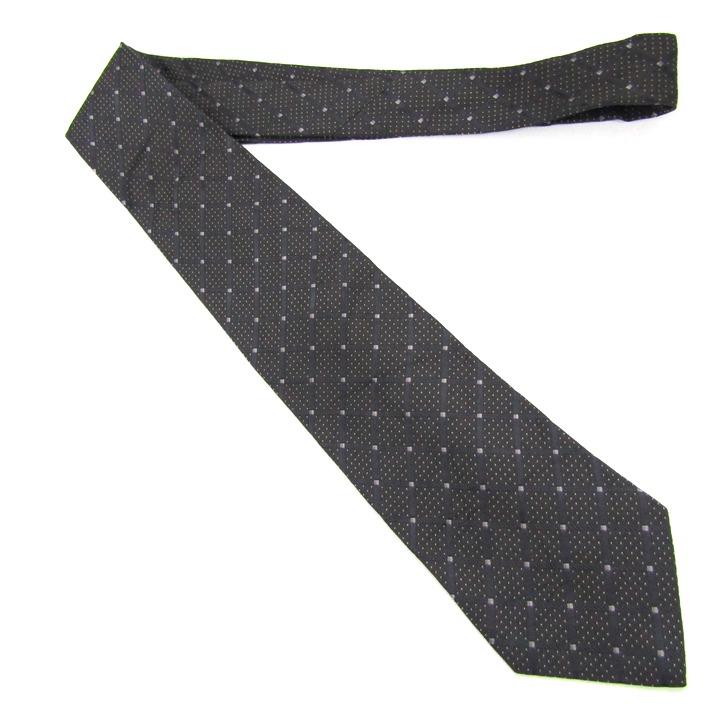 グッチ ブランド ネクタイ チェック柄 シルク イタリア製 PO メンズ