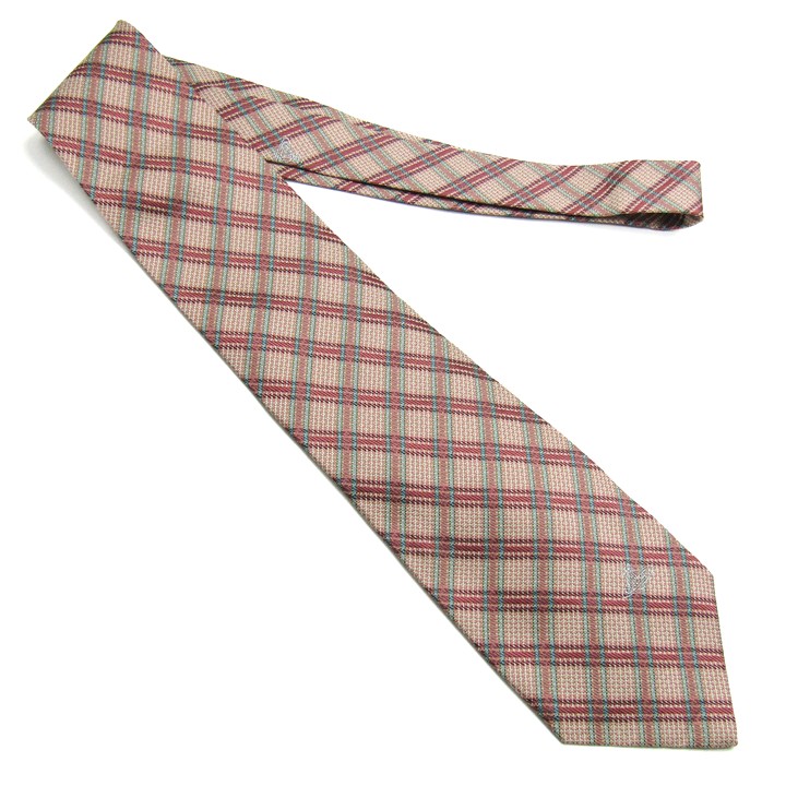 ヴィヴィアンウエストウッド ブランド ネクタイ チェック柄 シルク PO