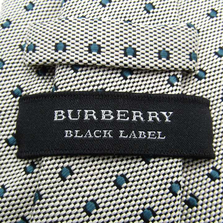 バーバリーブラックレーベル ブランド ネクタイ ドット柄 シルク PO