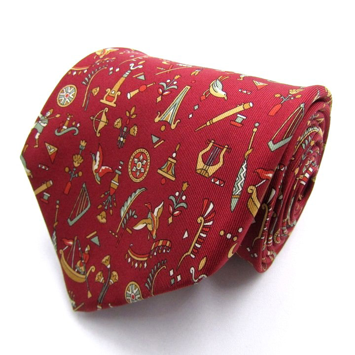 ネクタイ Salvatore サルヴァトーレフェラガモ シルク 中古 Ferragamo