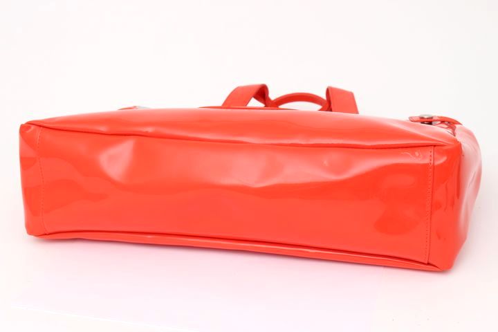アルマーニ・ジーンズ トートバッグ 美品 エナメル AJ