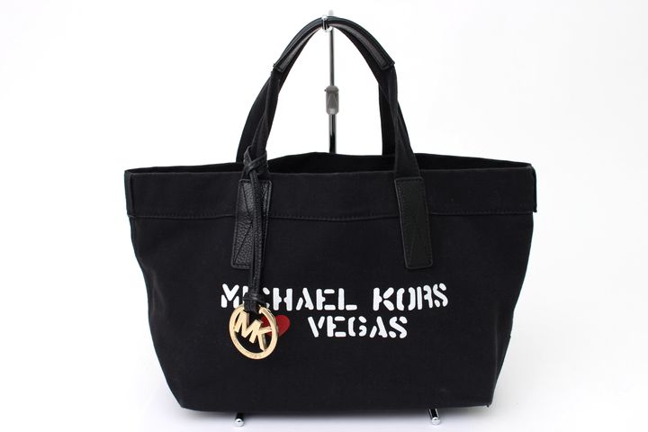 マイケルコース トートバッグ キャンバス/レザー ベガス VEGAS