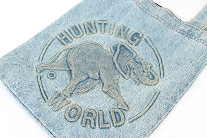 ハンティングワールド トートバッグ ジャスパー デニム ロゴ ショルダーバッグ 肩掛け ブランド 鞄 メンズ ブルー HUNTING WORLD  【中古】｜HUNTING WORLD｜店舗買取｜バッグ＞トートバッグ｜USEDのアパレル通販サイト - SMASELL（スマセル）