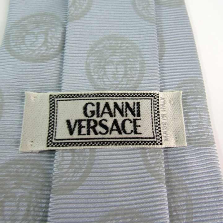 ジャンニ・ヴェルサーチ ネクタイ 総柄 メドゥーサ柄 イタリア製 高級