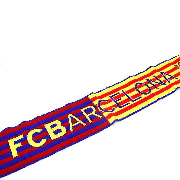 90's FC バルセロナ　クラブスカーフ　FCB サッカー　マフラー