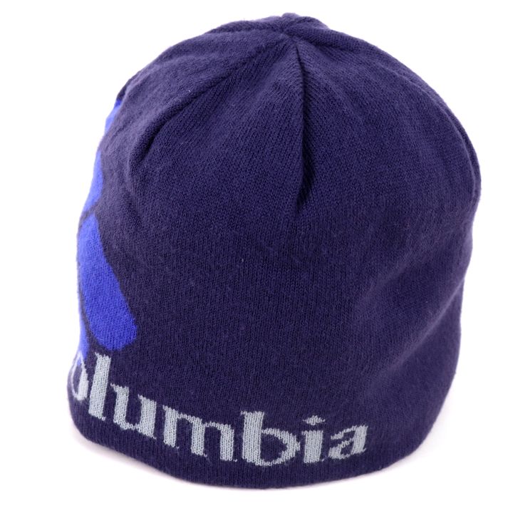 コロンビア ニットキャップ ヒートビーニー オムニヒート ロゴ ニット帽 帽子 アウトドア ブランド メンズ ネイビー Columbia 【中古】  Columbia USED/古着（ニットキャップ/ビーニー）｜ColumbiaのUSED/古着通販サイト SMASELL（スマセル）