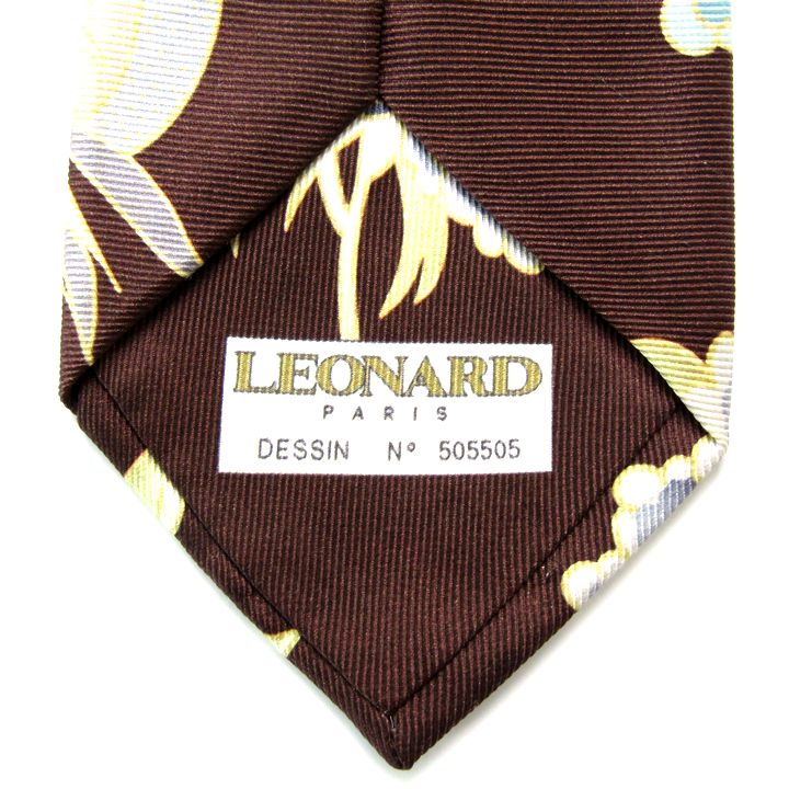 再12値下げ［Leonard］レオナール 未使用 幅広 ネクタイ