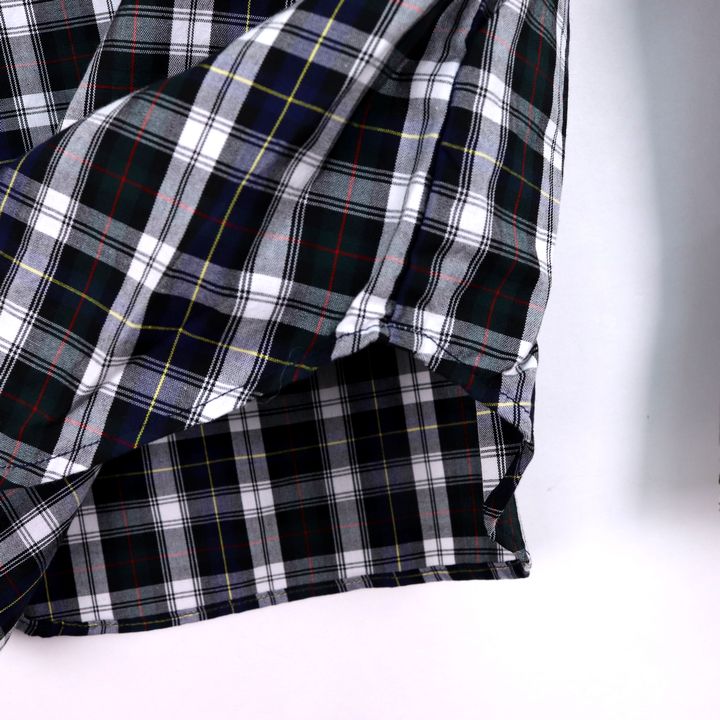 新品♪130 グリーン フランネル ジャンバースカート 長袖シャツ　セットアップ - 9