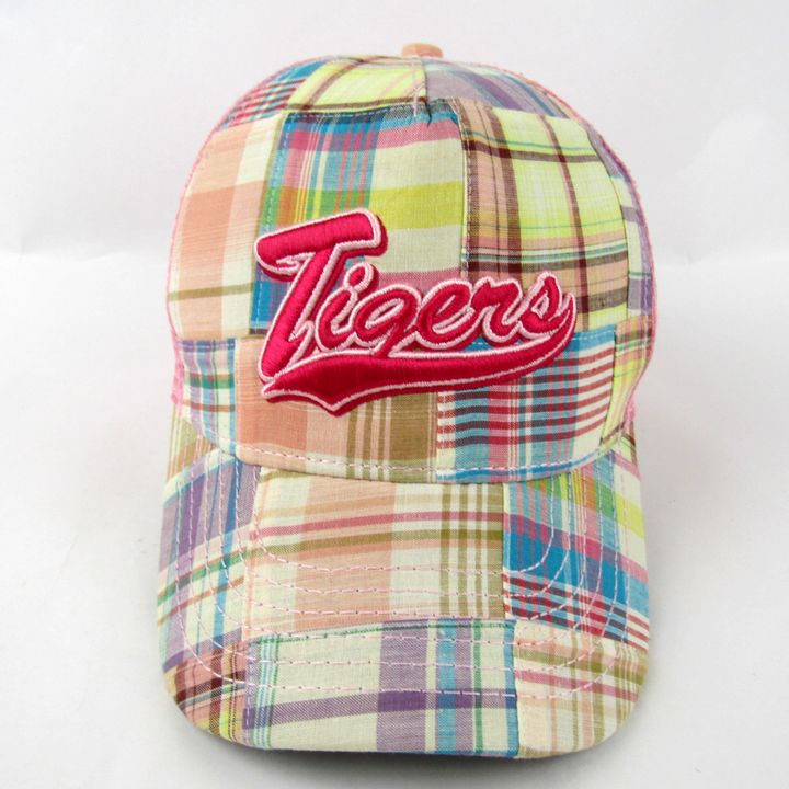 ニューエラ メッシュキャップ チェック柄 Tigers タイガース ブランド