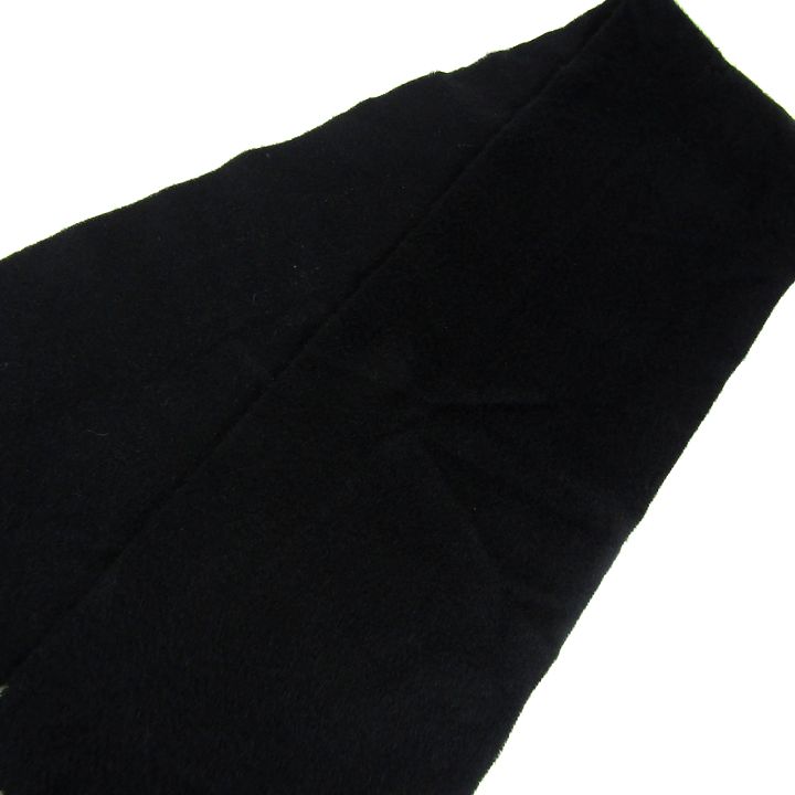 ランバン マフラー 無地 ロゴ フリンジ ブランド 小物 メンズ