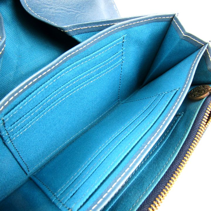 楽天市場】ギャルソン長財布 ガバッと開くロングウォレット CHAM