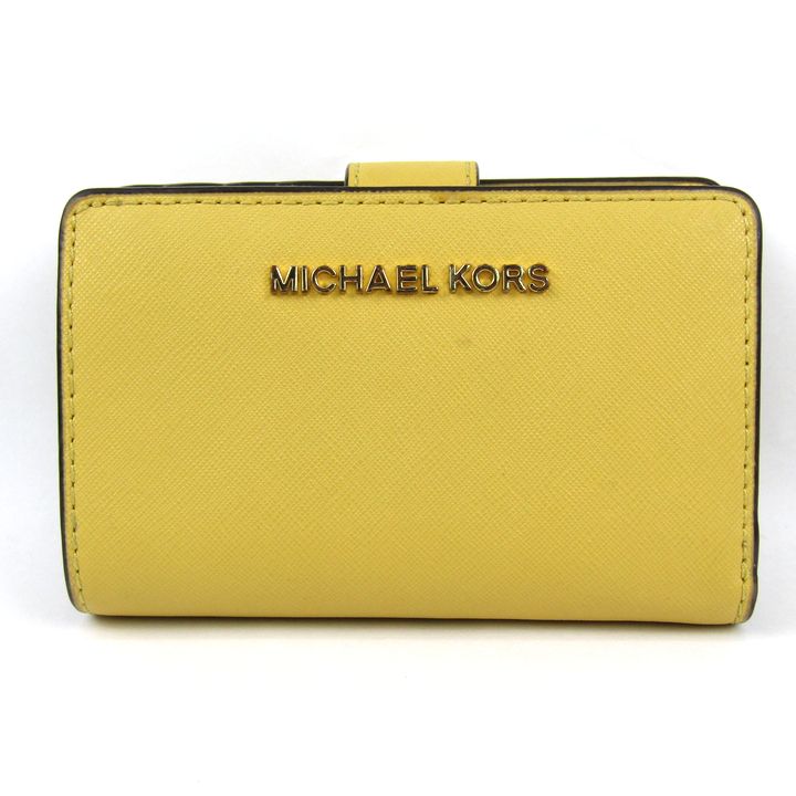 【新品】 MICHAEL KORS マイケルコース 折り財布 イエロー 黄色