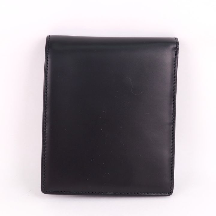ピエールカルダン 二つ折り財布 未使用 小銭入れあり ブランド ウォレット 黒 メンズ ブラック Pierre Cardin 【中古】