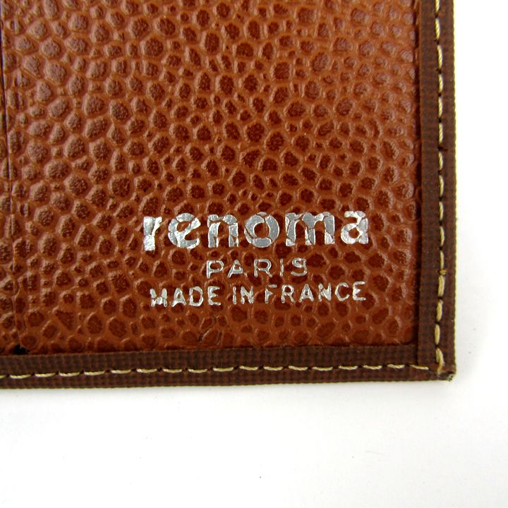 レノマ 二つ折り財布 小銭入れあり フランス製 ブランド ウォレット