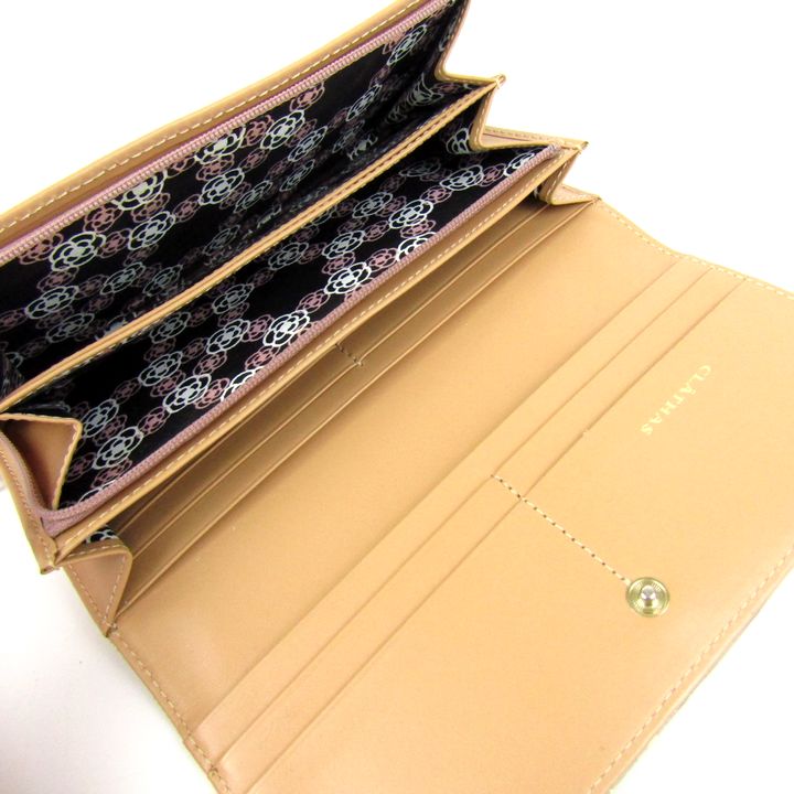 レア美品✨プラダ♡チェーンウォレットフラップ長財布　シルバー金具花柄グレーミント レア美品✨プラダ♡チェーンウォレットフラップ長財布 シルバー