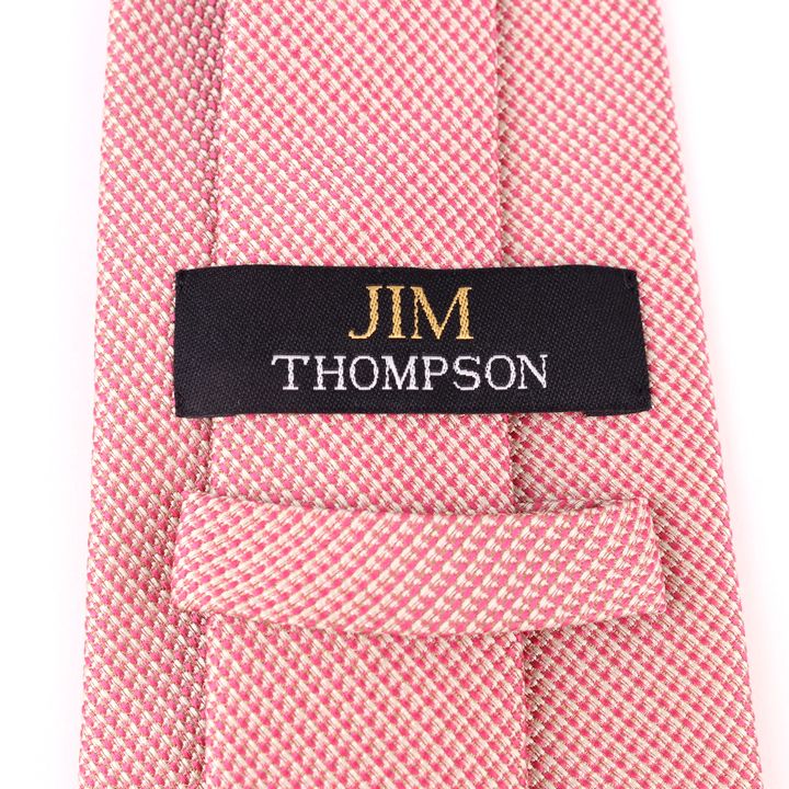 ジムトンプソン ブランドネクタイ 総柄 シルク メンズ ピンク JIM THOMPSON 【中古】｜JIM THOMPSON ｜店舗買取｜フォーマルスーツ/小物＞ネクタイ｜USEDのアパレル通販サイト - SMASELL（スマセル）