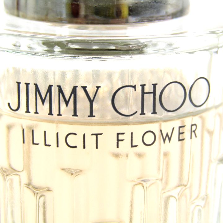 ジミーチュウ 香水 イリシット フラワー オードトワレ ILLICIT FLOWER EDT フランス製 残量8割程度 レディース 60mlサイズ  JIMMY CHOO 【中古】