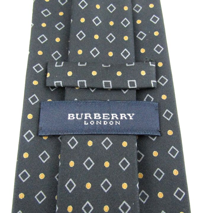 バーバリーロンドン ネクタイ チェック柄 シルク ブランド メンズ ブラック BURBERRY LONDON 【中古】｜BURBERRY  LONDON｜店舗買取｜フォーマルスーツ/小物＞ネクタイ｜USEDのアパレル通販サイト - SMASELL（スマセル）