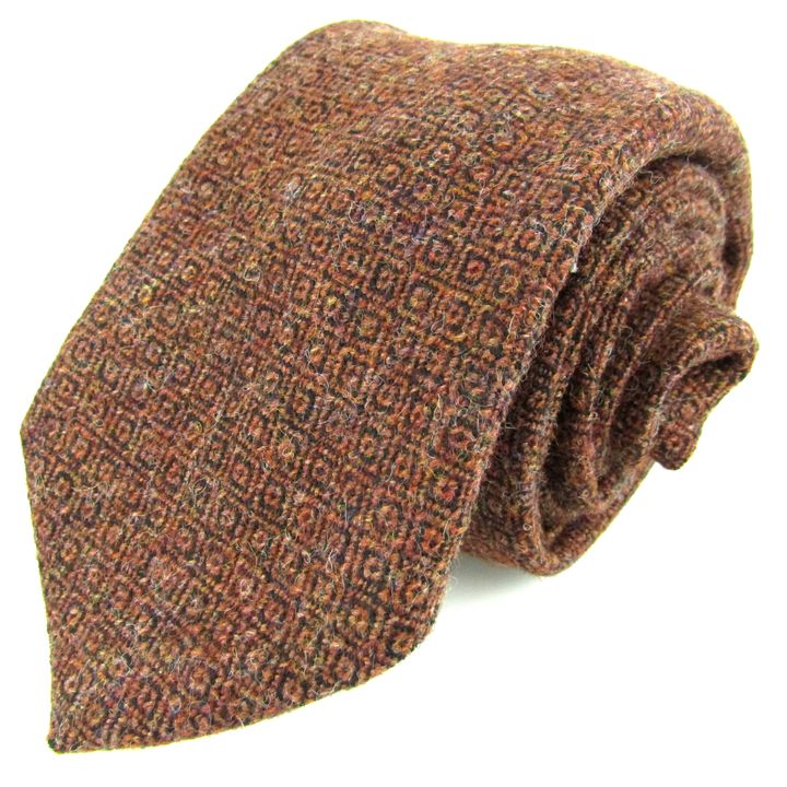 Altea アルテア 新品ネクタイ イタリア製 13 altea ⁄ アルテア｜チェック柄ウールフランネルネクタイ