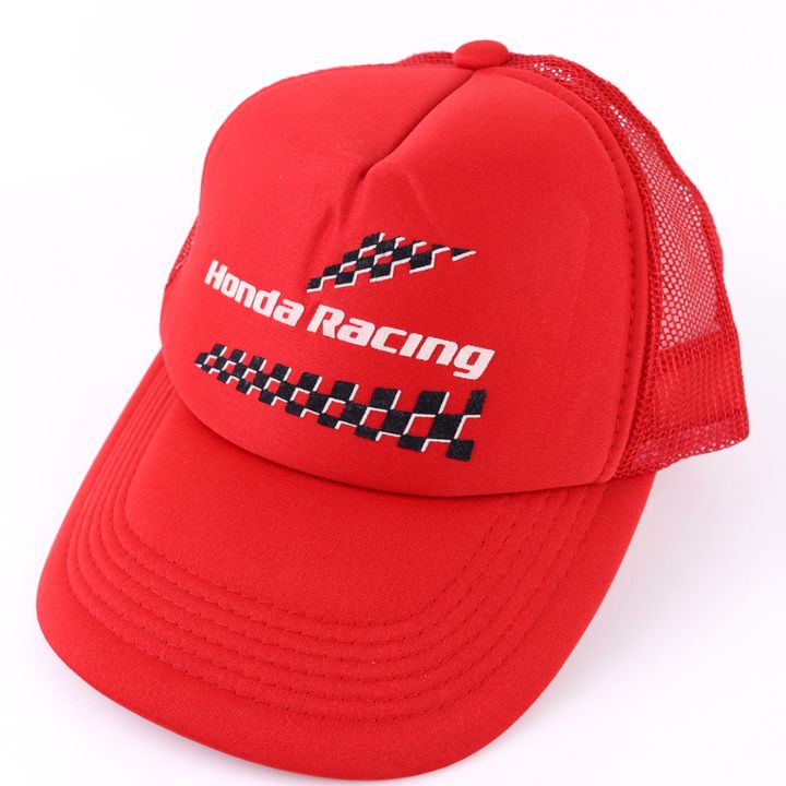 ホンダ レーシングキャップ メッシュ スナップバック 帽子 メンズ ﾌﾘｰサイズ レッド Honda Racing 【中古】｜Honda Racing ｜店舗買取｜帽子＞キャップ｜USEDのアパレル通販サイト - SMASELL（スマセル）