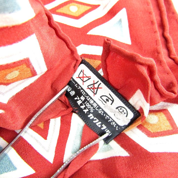 【未使用】yoshie inaba ヨシエイナバ　スカーフ シルク100% yoshie inaba ヨシエイナバ スカーフ 未使用品 ブラウン シルク