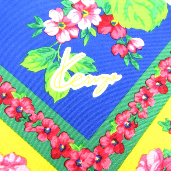 KENZO 花柄シルクスカーフ – bed