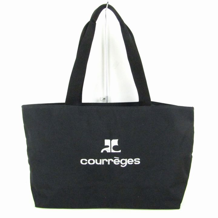 クレージュ トートバッグ ショルダーバッグ 鞄 カバン ブランド レディース ブラック courreges 【中古】｜courreges｜店舗買取｜ バッグ＞トートバッグ｜USEDのアパレル通販サイト - SMASELL（スマセル）