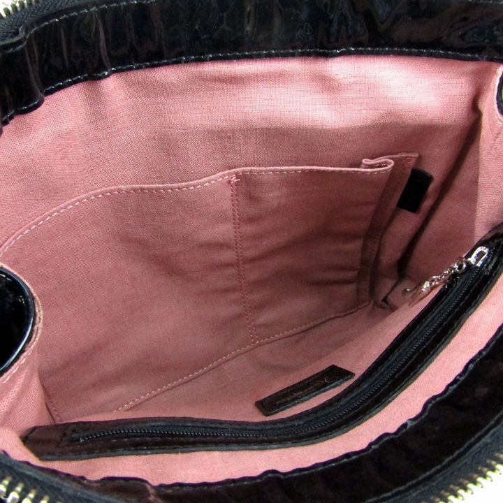 銀座かねまつ トートバッグ エナメル 日本製 鞄 カバン ブランド