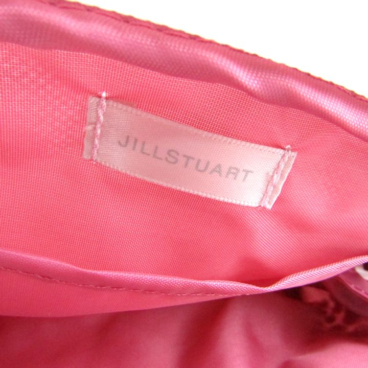 ジルスチュアート ポーチ ラウンドファスナー リボン 小物入れ  